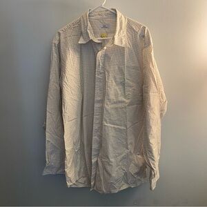 Brooks Brothers 346 Men’s Dress Shirt 18-36/37 – Yellow/Blue Check